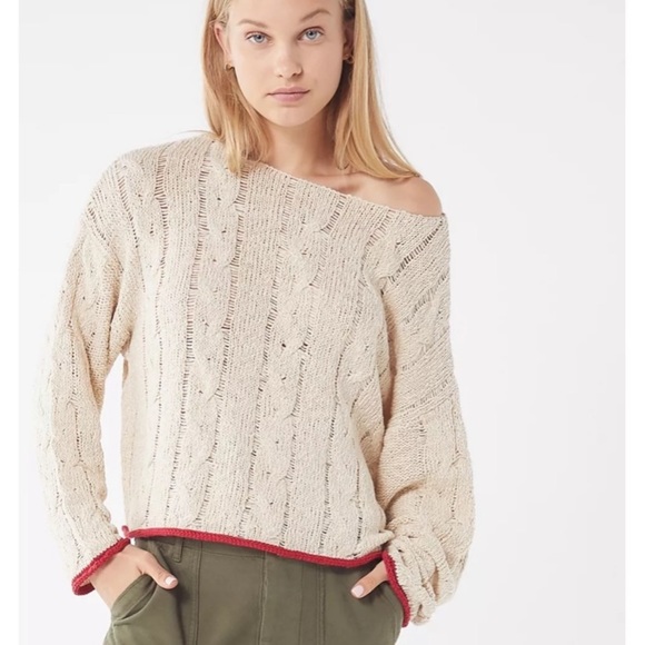 Urban Outfitters Sweaters - Urban Outfitters | Carly contrast trim sweater
